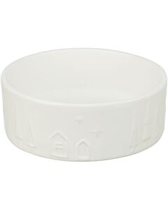 Trixie Xmas Gamelle en céramique blanc 0.8 L