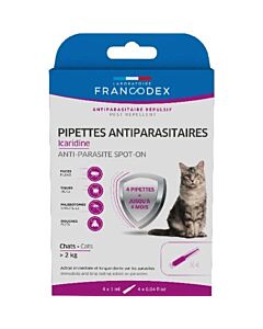 Francodex Pipette Icaride chat 1 ml