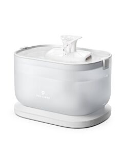 Petlibro Fontaine à eau Dockstream à pompe sans fil Blanc 2.5 L


