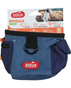 Zolux Poche à friandises pour chien bleu
