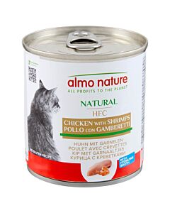 Almo Nature Classic Pollo e Gamberetti per gatto 12 x 280 g