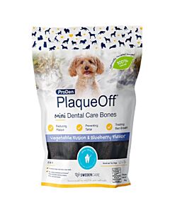 ProDen PlaqueOff Mini Dental Care Bones Myrtille chien 340 g