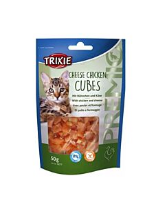 rixie Premio Cubes au Poulet et Fromage pour Chat 50 grs