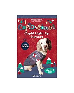 Rosewood Cupid Light Up Pull de Noël L - La Compagnie des Animaux