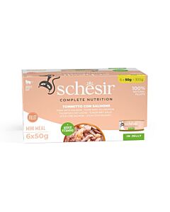 Schesir Complete Nutrition Tonnetto Salmone in Gelatina gatto 6 x 50 g