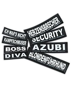 2 Stickers Velcro Julius K9 GIRLPOWER
