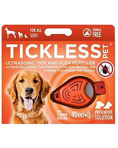 Tickless Pet Orange à pile

