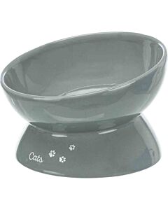 Trixie Ciotola in ceramica XXL grigia Gatto 0,35 L