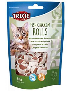 Trixie Premio Fish Chicken Rolls per gatto 50 g