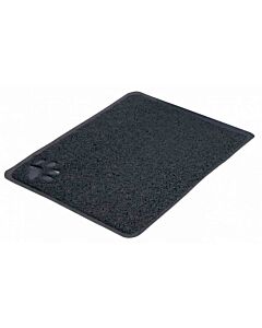 Trixie Tapis PVC anthracite pour bac à litière 37 x 45 cm