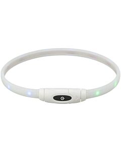 Trixie Anello luminoso Flash USB per cane XS-XL