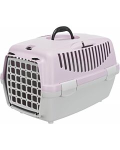Trixie Box de transport Capri gris clair / mauve taille 1 - La Compagnie des Animaux