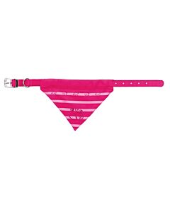 Trixie Collare in nylon con bandana fucsia XS-S