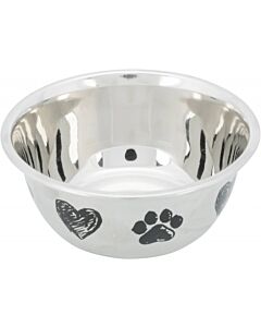 Trixie Gamelle en acier inox pour chien 500 ml - La Compagnie des Animaux