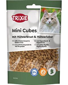 Trixie Mini Cubes à la poitrine de poulet et foie de poulet 50 g