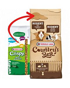 Versele Laga Crispy Pellets Cobayes devient Country's Best