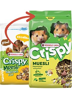 Nouveau packaging : Versele Laga Crispy Muesli hamster & co