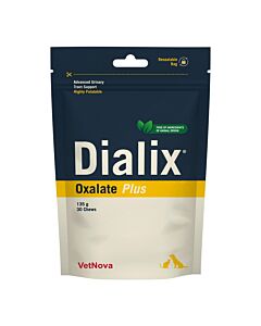 VetNova Dialix Oxalate Plus Chat Chien 30 chews veggie