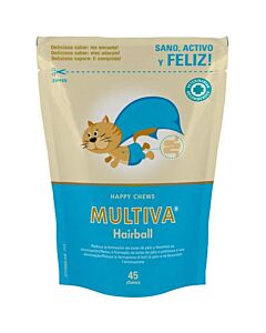 VetNova Multiva Hairball pour Boules de Poils Chats 45 Chews