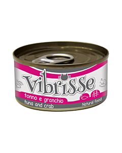 Vibrisse Natural Gatto Tonno e Granchio 24 x 70 g