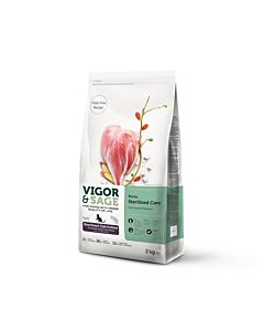 Vigor & Sage per gatti da interno sterilizzati  2 kg