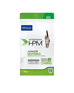 Virbac Veterinary HPM Junior Neutered Cat 3 kg- La Compagnie des Animaux