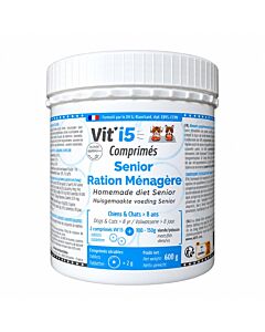 Vit'I5 Bleu Ration Ménagère Comprimés Chien Chat de + de 8 ans 600 g
