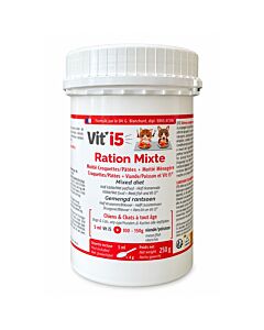 VIT'I5 Rouge poudre chat, chien et furets 250 g
