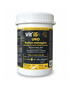 Vit'i5 URO Ration Mixte Poudre Chat Chien 250 g