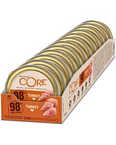 Wellness Core Paté 98% gatto tacchino 12 x 85 g
