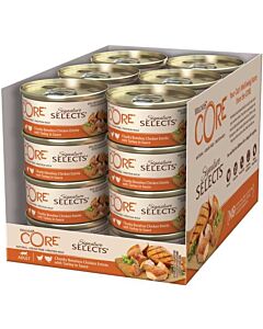 Wellness Core Signature Selects chat poulet dinde 24 x 79 g
