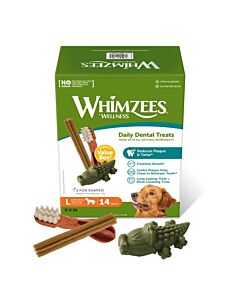 Whimzees Snack Confezione Varietà cane L x14