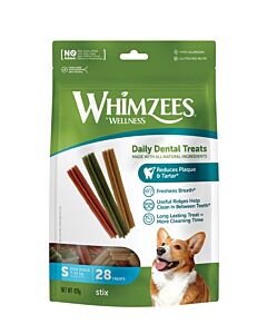Whimzees Friandise Végétale Stix chien S x28
