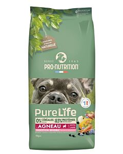 Pro-Nutrition Pure Life Cane Sensibile Agnello 11 kg