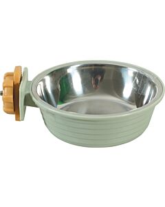 Zolux Mangeoire en Plastique et Inox Cosy Vert 350 ml