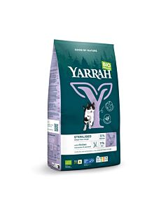 Yarrah Bio Sans Blé Poulet et Poisson Chat Stérilisé 700 g

