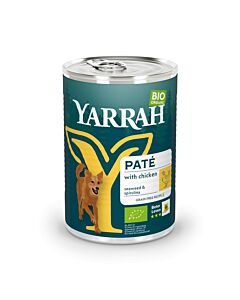 Yarrah Bio Pâtée Poulet et Algues Sans céréales Chien 12 x 400 g


