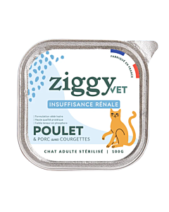 Ziggy Paté Insufficienza renale gatto pollo 4 x 100 g