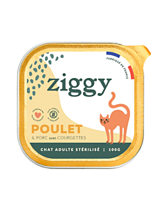 Ziggy Paté senza cereali gatto sterilizzato pollo 4 x 100 g