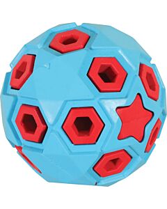 Balle distributeur de friandises Zolux 8 cm pour chien, jouet interactif stimulant l’activité et l’intelligence