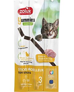 Zolux Yummies chat dinde foie 3 x 5 g
