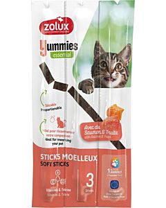 Zolux Yummies chat saumon truite 3 x 5 g