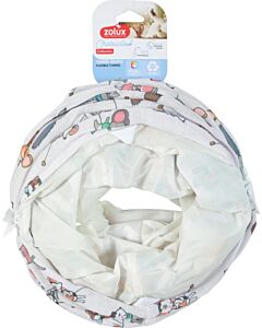 Zolux Jouet tunnel motif chats et souris pour chat 130 cm