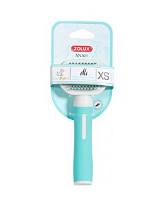 Zolux Anah Spazzola Slicker delicata Puppy blu