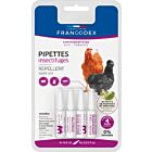Francodex Pipette Repellenti per insetti Pollame x4