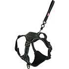 Zolux Pettorina Cane EasyRide con guinzaglio retrattile Nero M