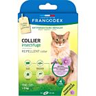 Francodex Collare Repellente per Insetti Gatto Bianco 35 cm