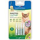 Francodex Pipette Repellenti per insetti Gatto x4