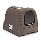 Curver Toilette Petlife Litter Box per gatti Moka
