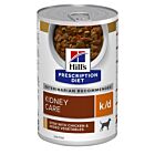 Hill's Prescription Diet Canine K/D au poulet 12 x 370 grs